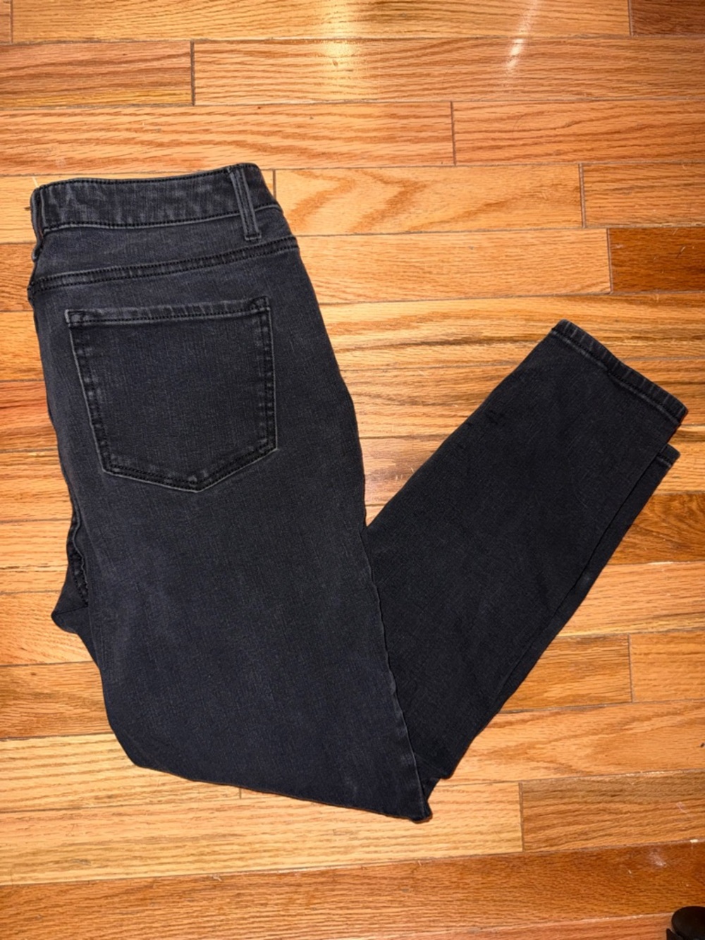 Time and Tru Black High Rise Skinny Jeans Women’s Size 14 Stretch Denim
